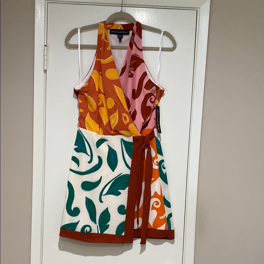 Wrap Halter Dress